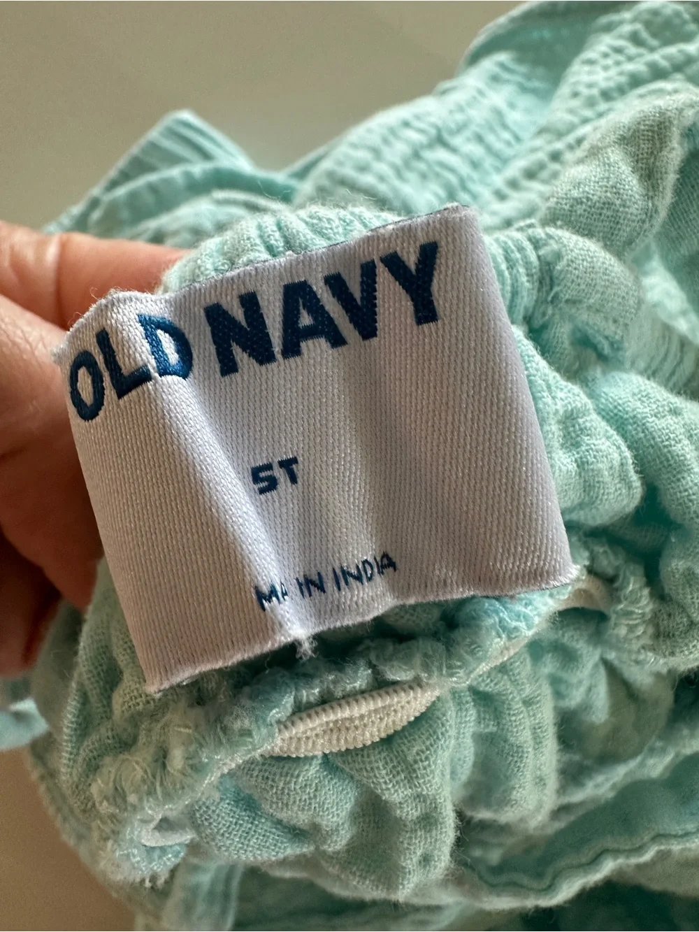 Old Navy Muslin Crochet Accent Gauze Outfit Set